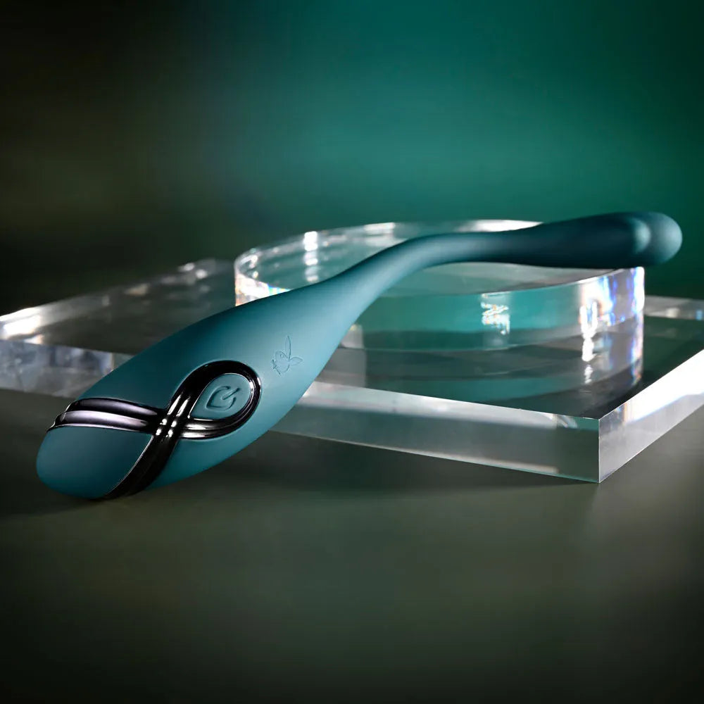 Playboy Pleasure PINPOINT PERFECTION - 19.3 cm USB Rechargeable Poseable Vibrator - Take A Peek