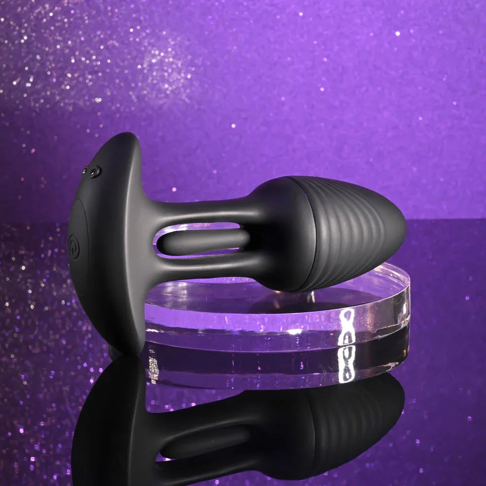 Playboy Pleasure RIM SHOT - 11.4 cm USB Rechargeable Vibrating Butt Plug - Take A Peek