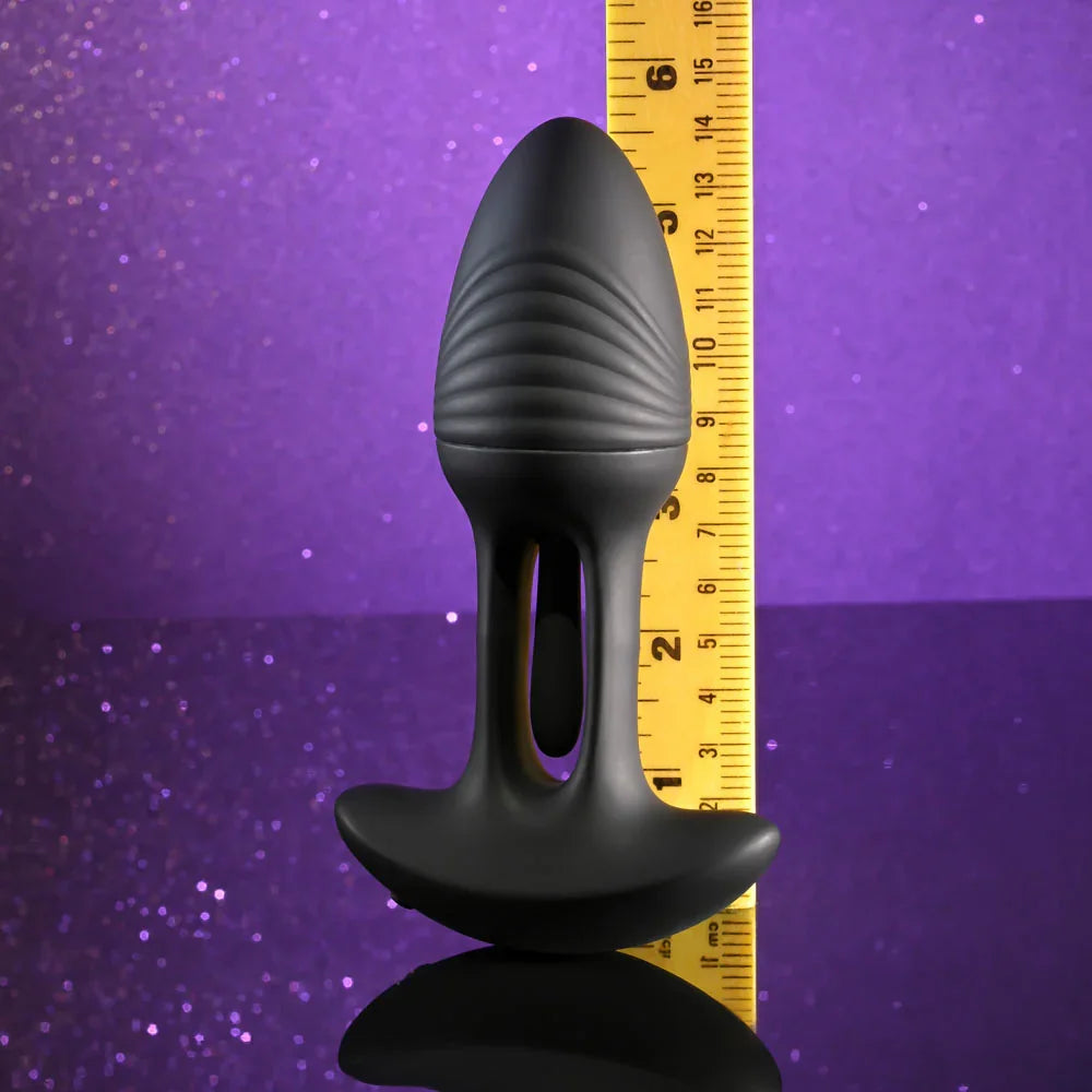 Playboy Pleasure RIM SHOT - 11.4 cm USB Rechargeable Vibrating Butt Plug - Take A Peek