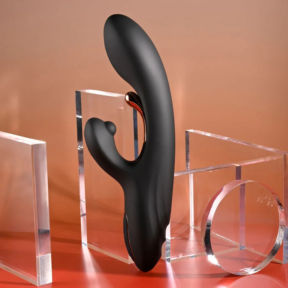 Playboy Pleasure AUREUS - 22.7 cm USB Rechargeable Rabbit Vibrator with Internal Flicker - Take A Peek