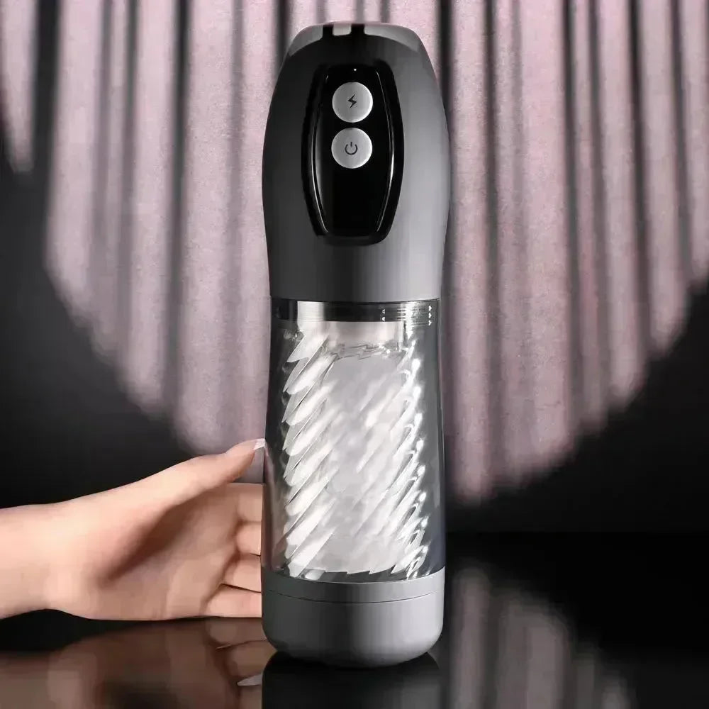 Playboy Pleasure WHIRLWIND - USB Rechargeable Thrusting and Spinning Auto Stroker - Take A Peek