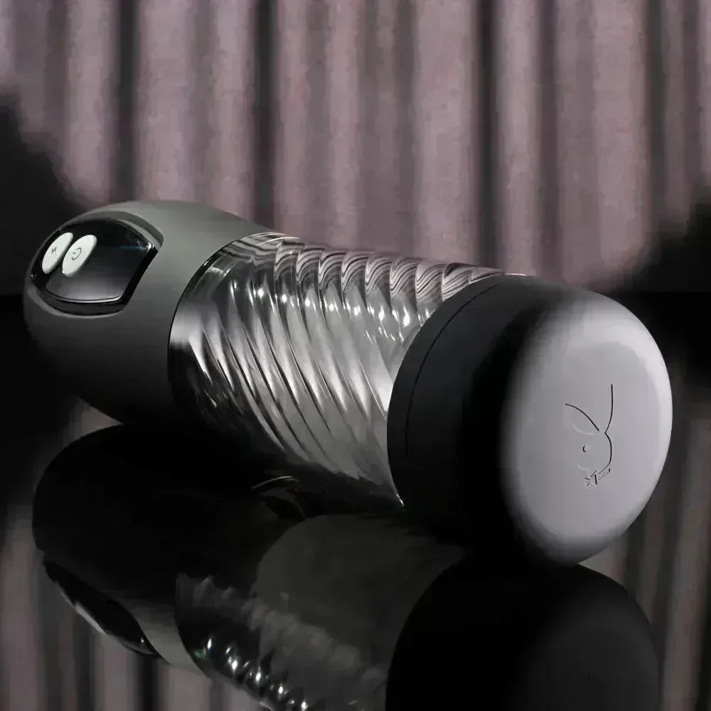 Playboy Pleasure WHIRLWIND - USB Rechargeable Thrusting and Spinning Auto Stroker - Take A Peek