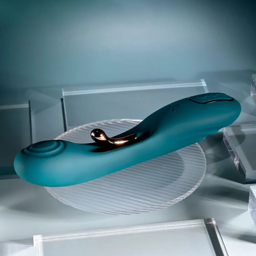 Playboy Pleasure AURELIE - 22.7 cm USB Rechargeable Vibrator with Internal Flicker - Take A Peek