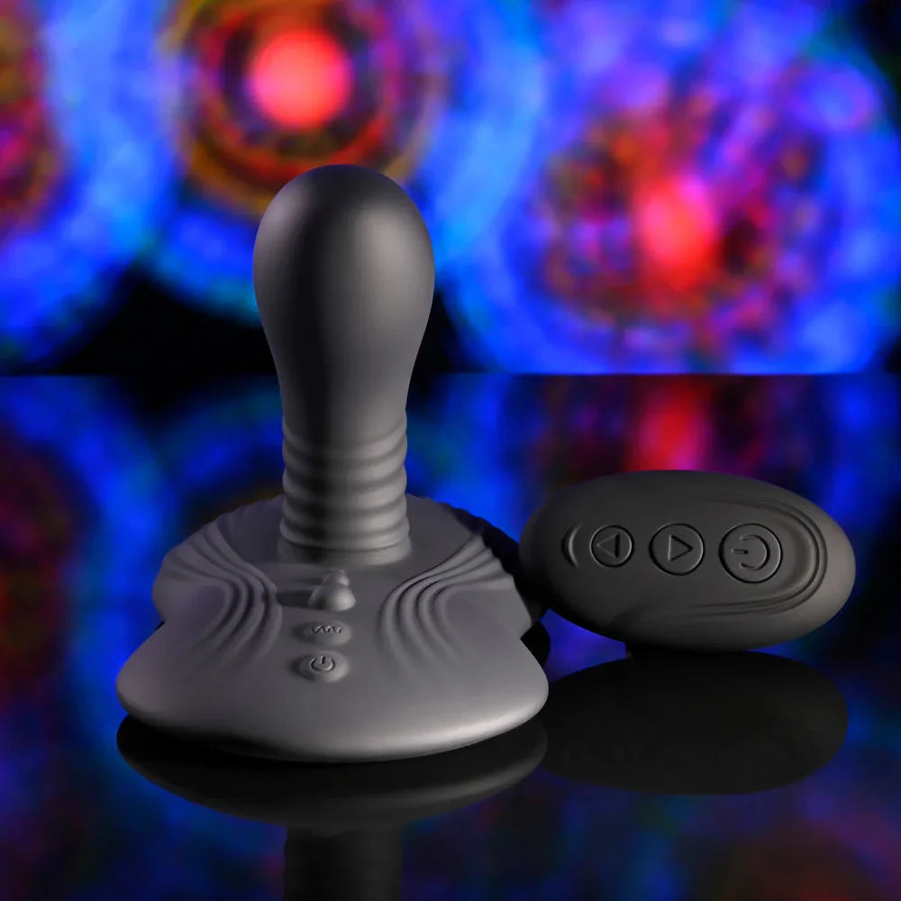 Playboy Pleasure SITTIN & SPINNIN - USB Rechargeable Spinning Vibrator & Grinder Pad with Remote - Take A Peek