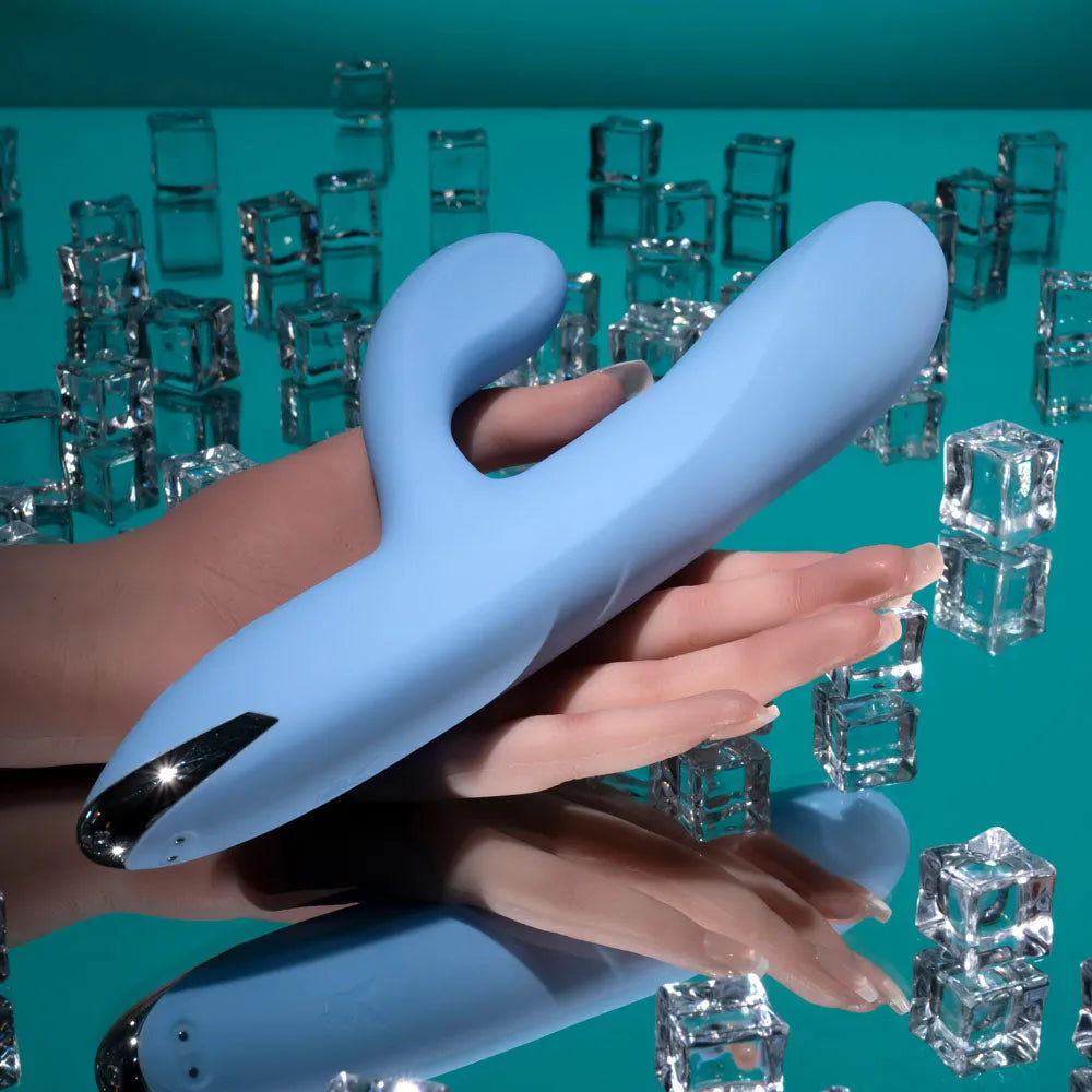 Playboy Pleasure UP AND AWAY - 26.7 cm USB Rechargeable Rabbit Vibrator - Take A Peek