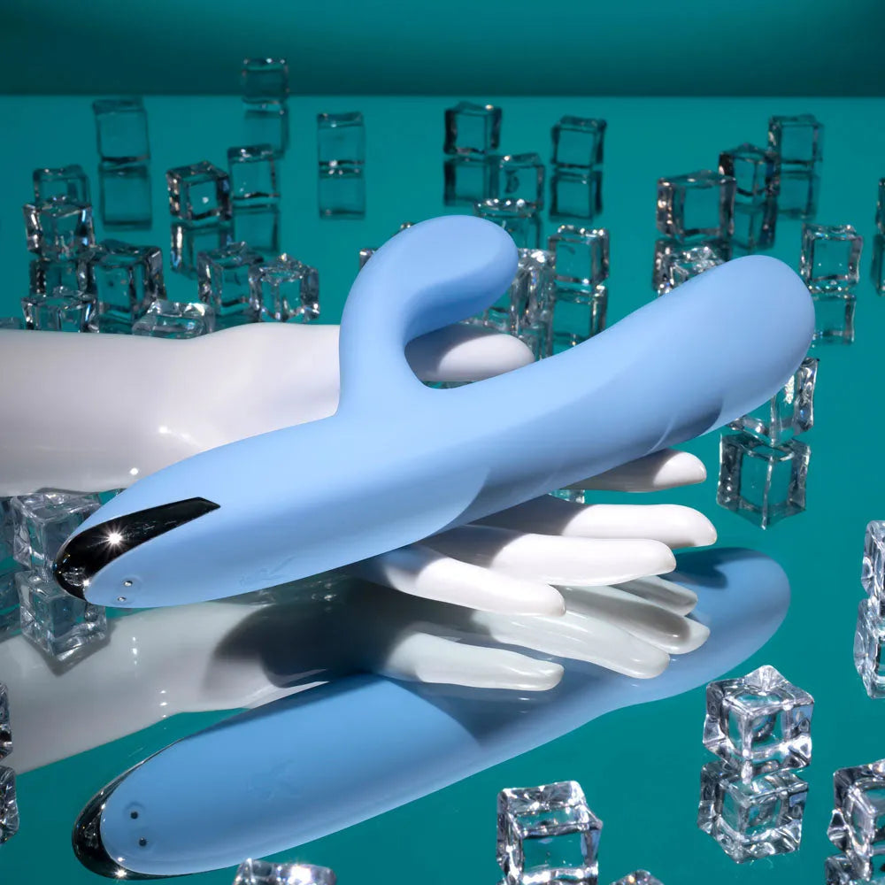 Playboy Pleasure UP AND AWAY - 26.7 cm USB Rechargeable Rabbit Vibrator - Take A Peek