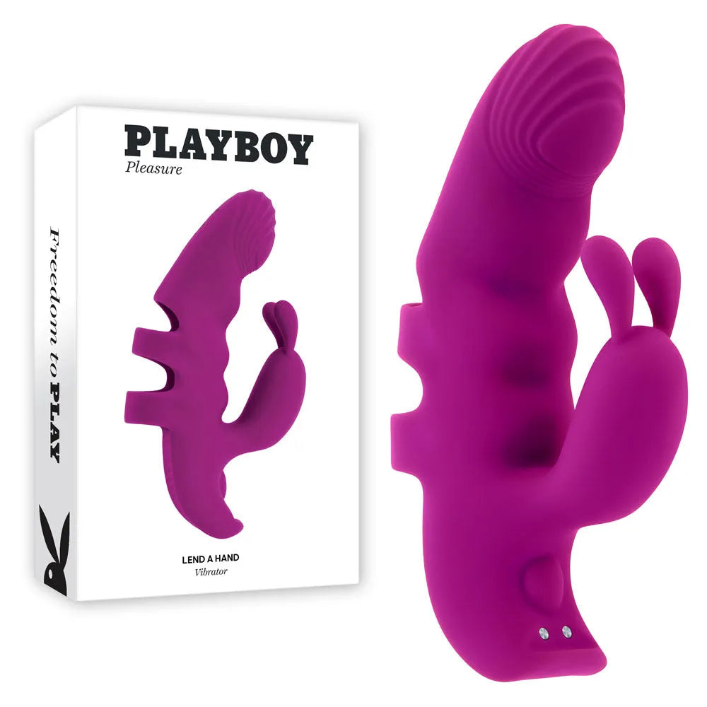 Playboy Pleasure LEND A HAND - USB Rechargeable Finger Vibrator - Take A Peek