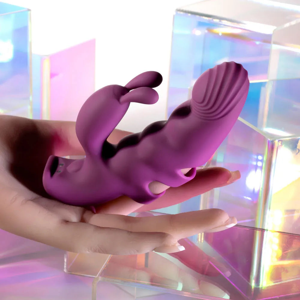 Playboy Pleasure LEND A HAND - USB Rechargeable Finger Vibrator - Take A Peek