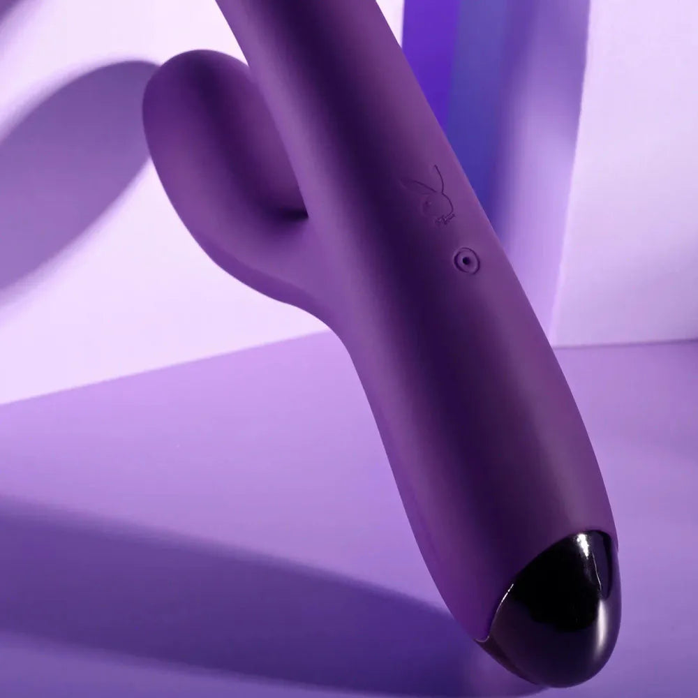 Playboy Pleasure NEW CRUSH - 20.6 cm USB Rechargeable Rabbit Vibrator - Take A Peek