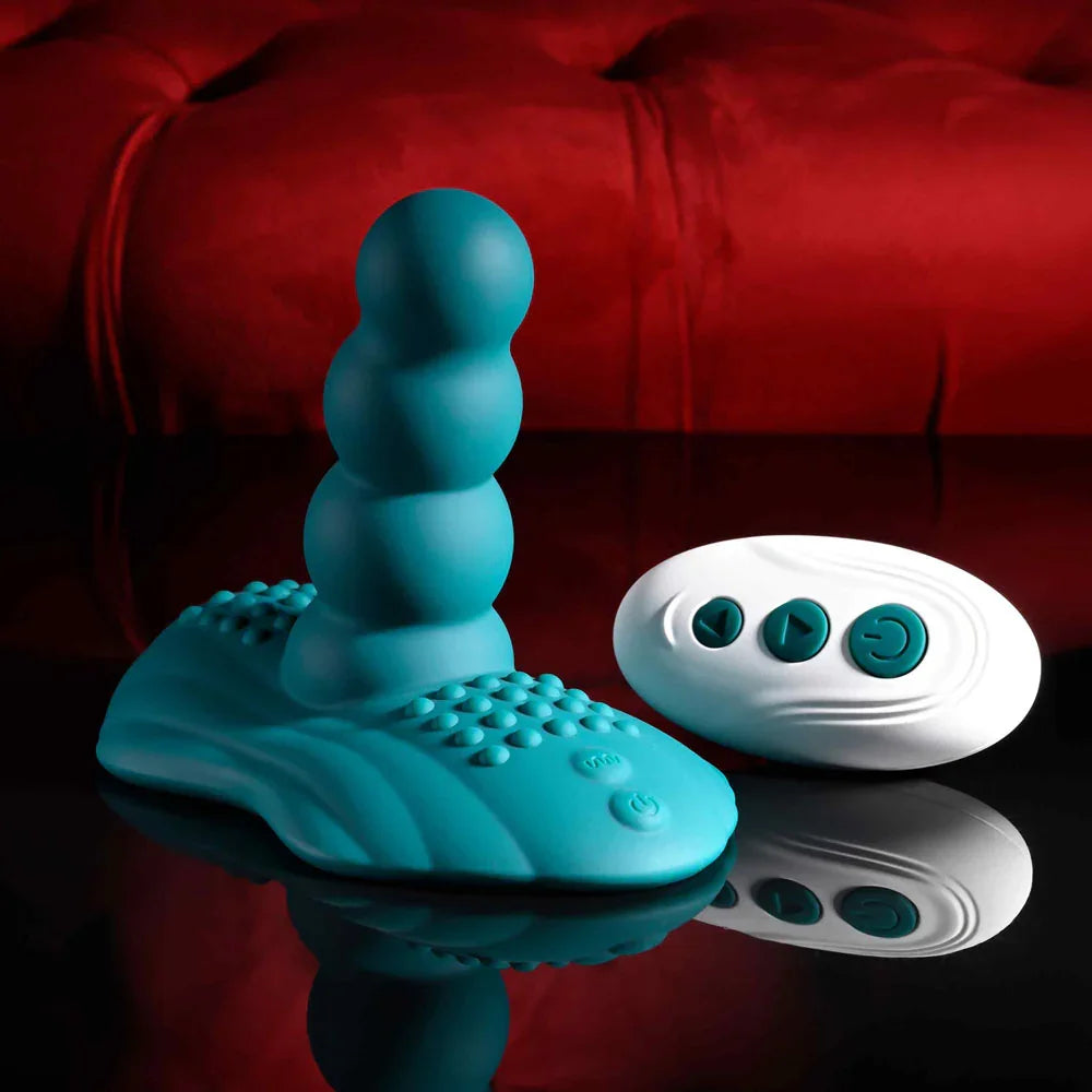 Playboy Pleasure HAVE A SEAT - USB Rechargeable Rideable Vibrator and Grinder Pad with Remote - Take A Peek