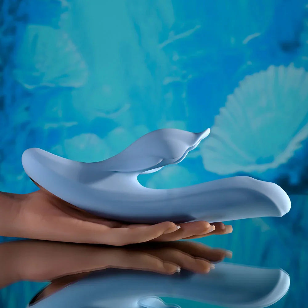 Playboy Pleasure IN BLOOM - 23.5 cm USB Rechargeable Thrusting Tapping & Heating Dual Vibrator - Take A Peek