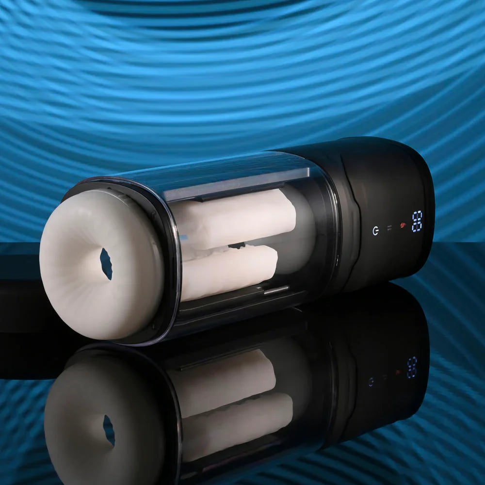 Playboy Pleasure SIDE PIECE - USB Rechargeable Warming Auto Stroker - Take A Peek