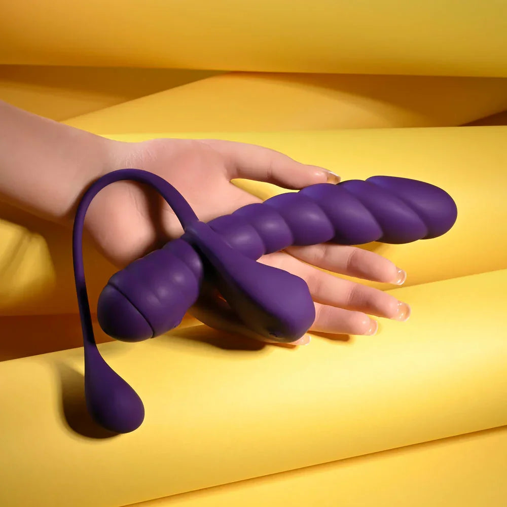 Playboy Pleasure TWISTED PLAYGROUND - USB Rechargeable Vibrator and Cock Ring Kit - Take A Peek