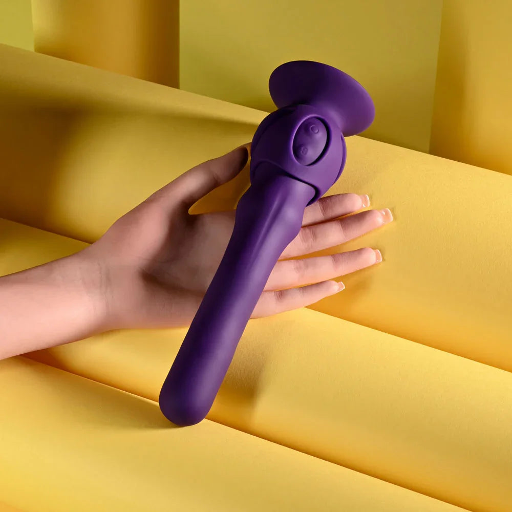 Playboy Pleasure WIGGLE IT - 23.9 cm USB Rechargeable Wiggling Vibrator - Take A Peek