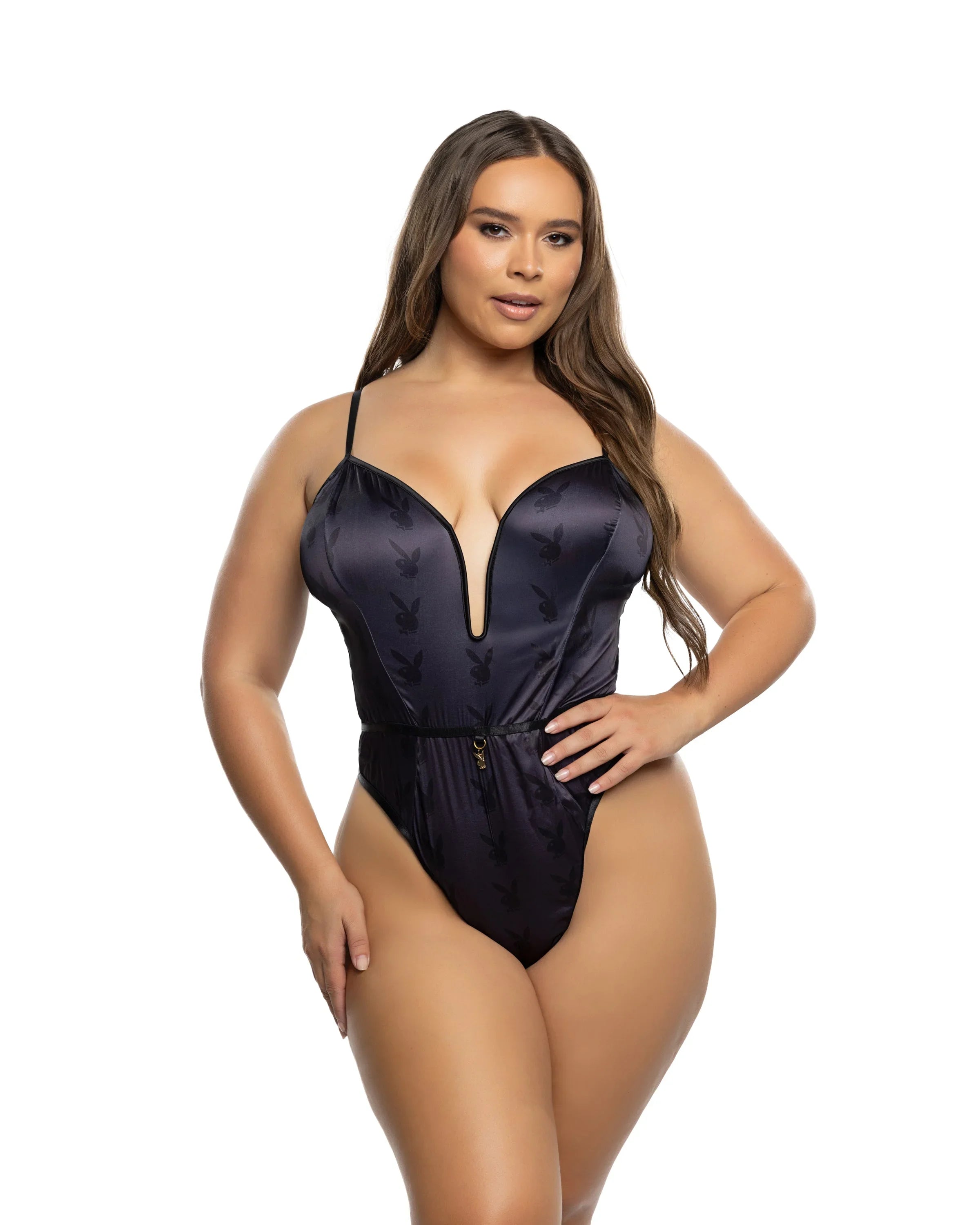 PBLI181 - Blackout Bunny Romper - Take A Peek