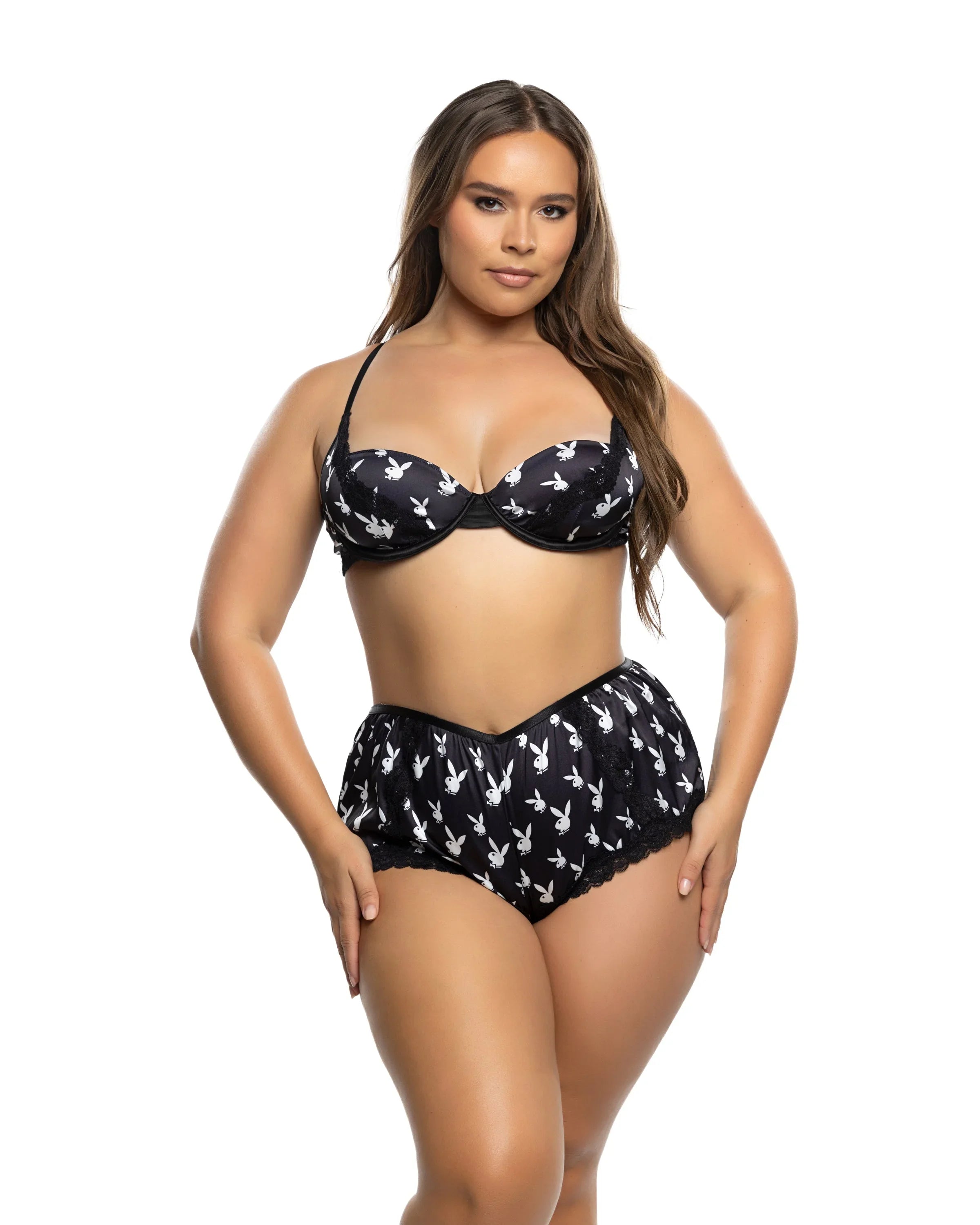 PBLI197 - Lounge Bunny 2pc Short Set - Take A Peek