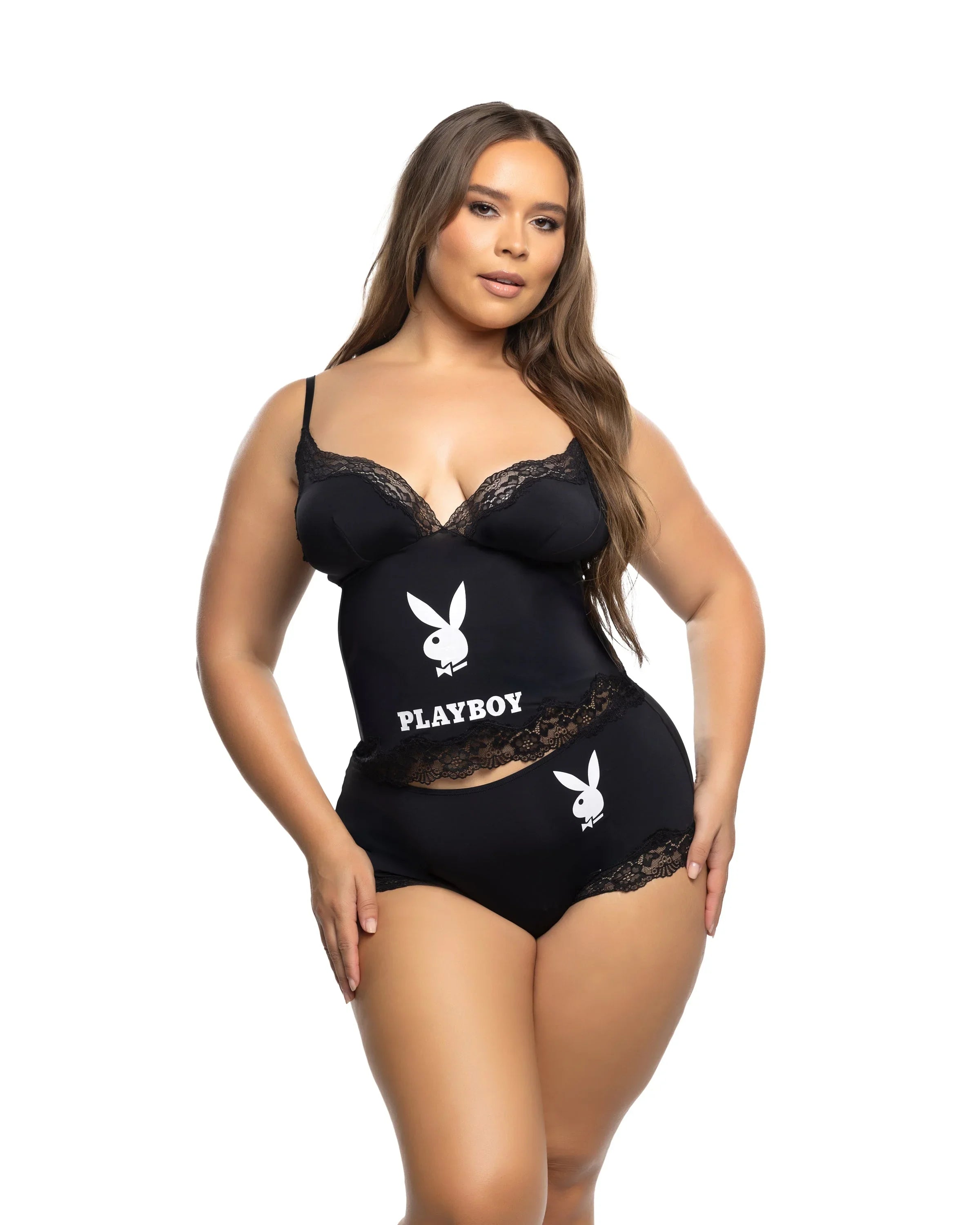PBLI199 - Cheeky Bunny 2pc Lounge Cami Set - Take A Peek