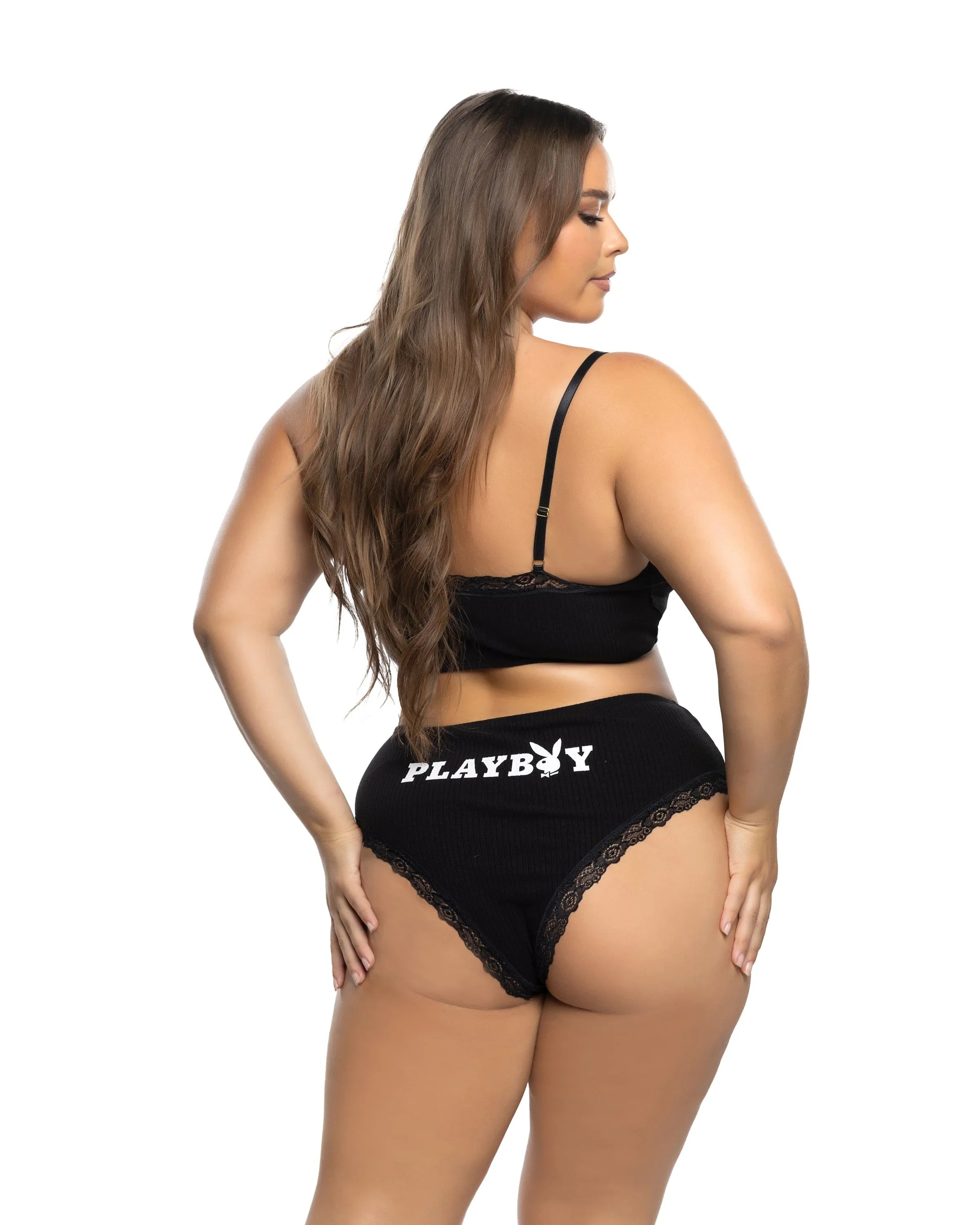 PBLI202 - Comfy Bunny 2pc Cropped Cami Set - Take A Peek
