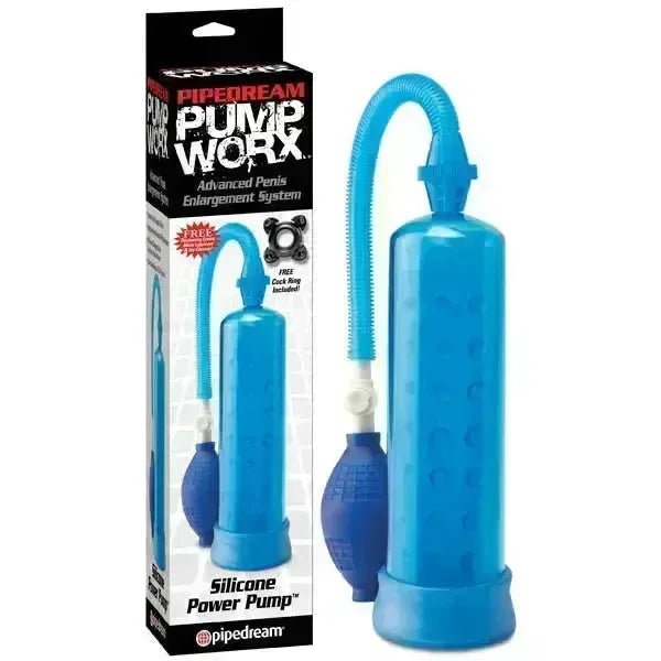 Pump Worx Silicone Power Pump - Penis Pump - Take A Peek