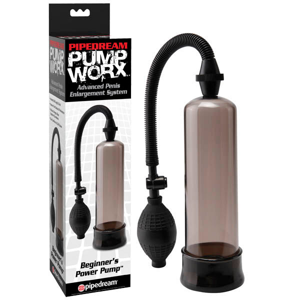 Pump Worx Beginner's Power Pump - Smoke Penis Pump - Take A Peek