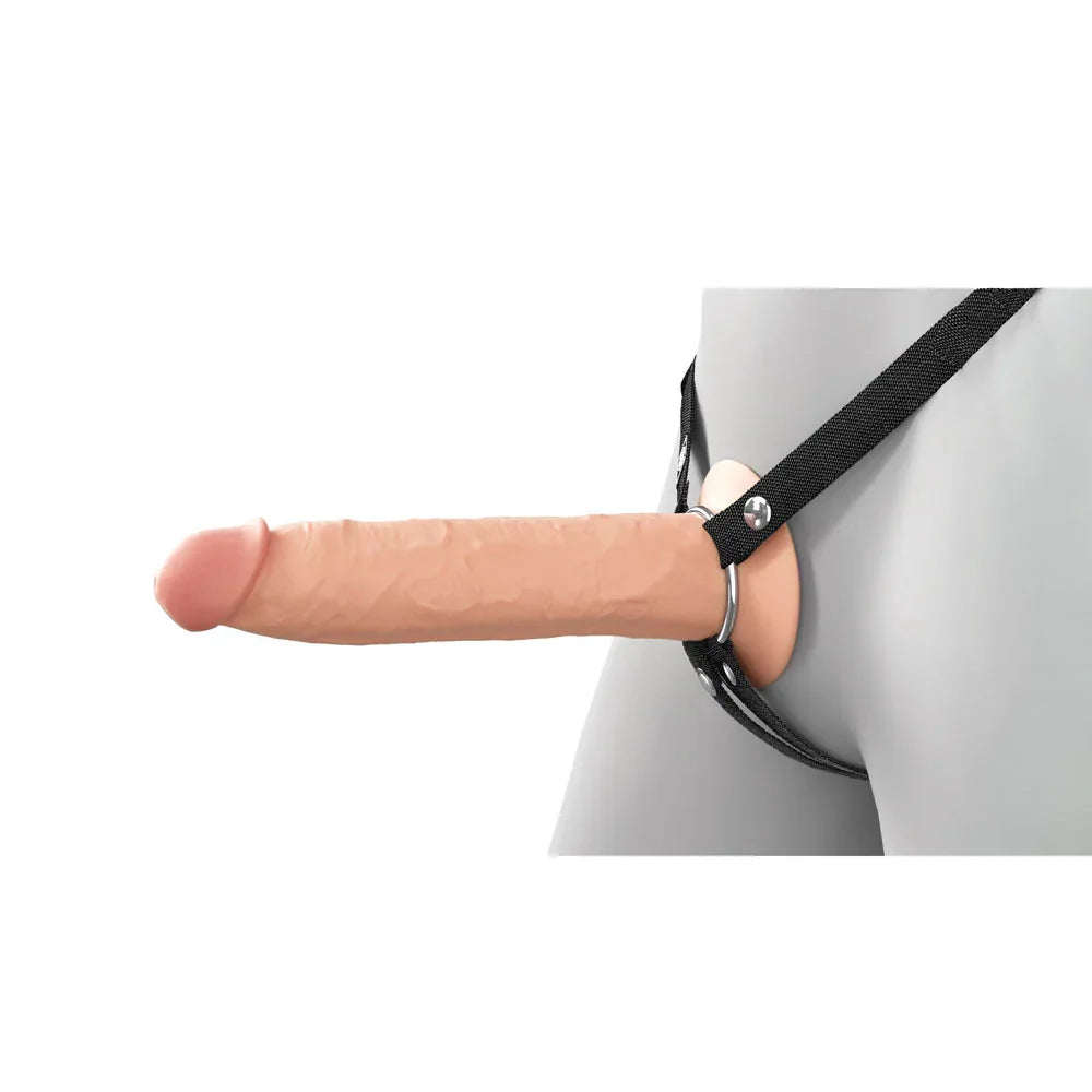 Fantasy X-Tensions Elite 9'' Silicone Hollow Strap-On - - 22.9 cm Hollow Strap-On - Take A Peek