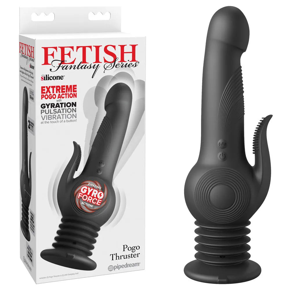 Fetish Fantasy Series Pogo Thruster - USB Rechargeable 23.5 cm Gyrating Rabbit Vibrator - Take A Peek