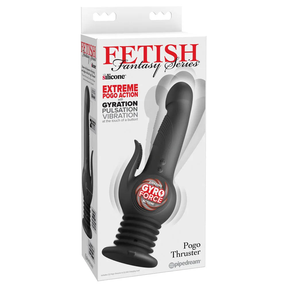 Fetish Fantasy Series Pogo Thruster - USB Rechargeable 23.5 cm Gyrating Rabbit Vibrator - Take A Peek
