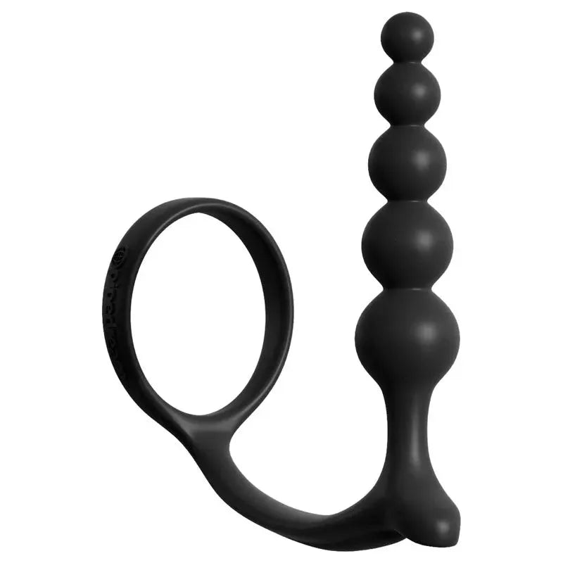 Anal Fantasy Collection Ass-Gasm Cockring Anal Beads - Take A Peek