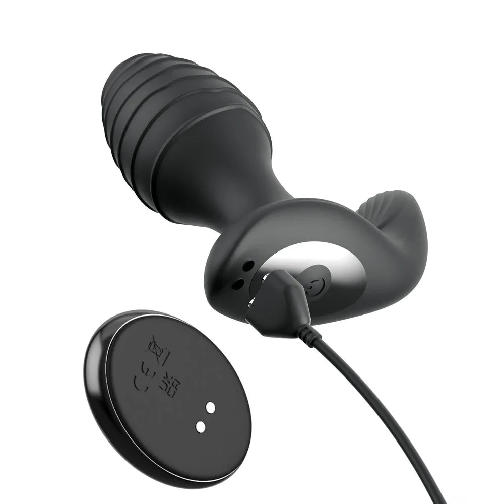 Anal Fantasy Elite Gyro-Milk Pro - - USB Rechargeable Gyrating Butt Plug - Take A Peek