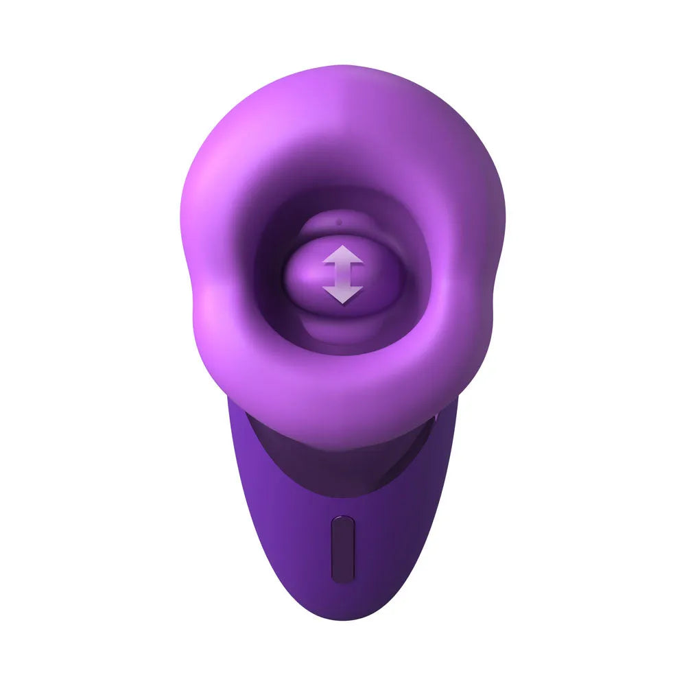 Fantasy For Her Pleasure Sucker - USB Rechargeable Sucking, Licking & Vibrating Stimulator - Take A Peek