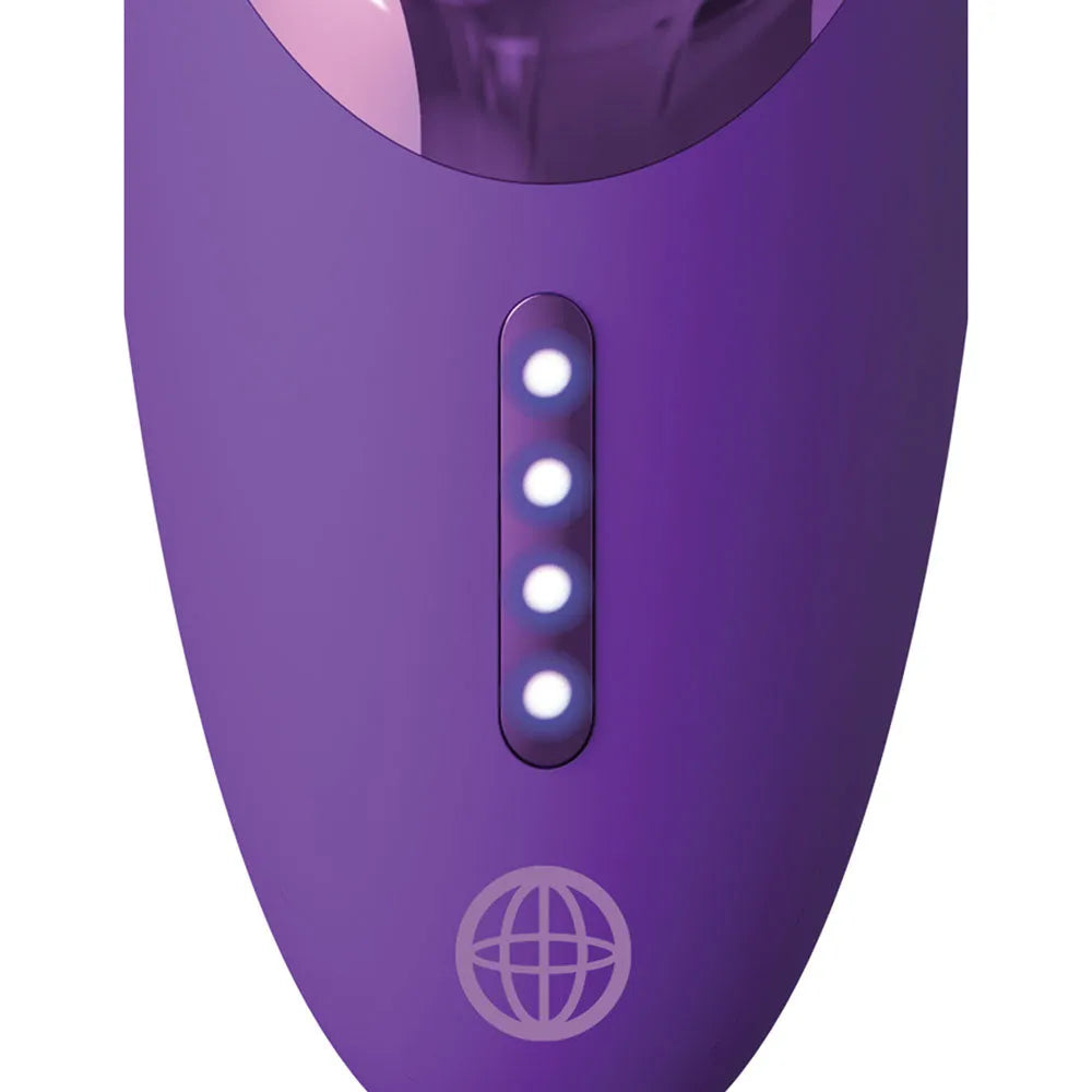Fantasy For Her Pleasure Sucker - USB Rechargeable Sucking, Licking & Vibrating Stimulator - Take A Peek