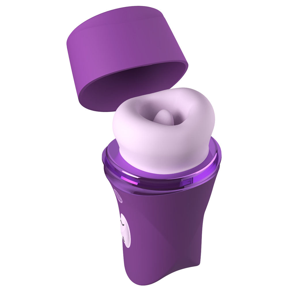 Fantasy For Her Lush Kiss Plush - - USB Rechargeable Licking & Sucking Stimulator - Take A Peek