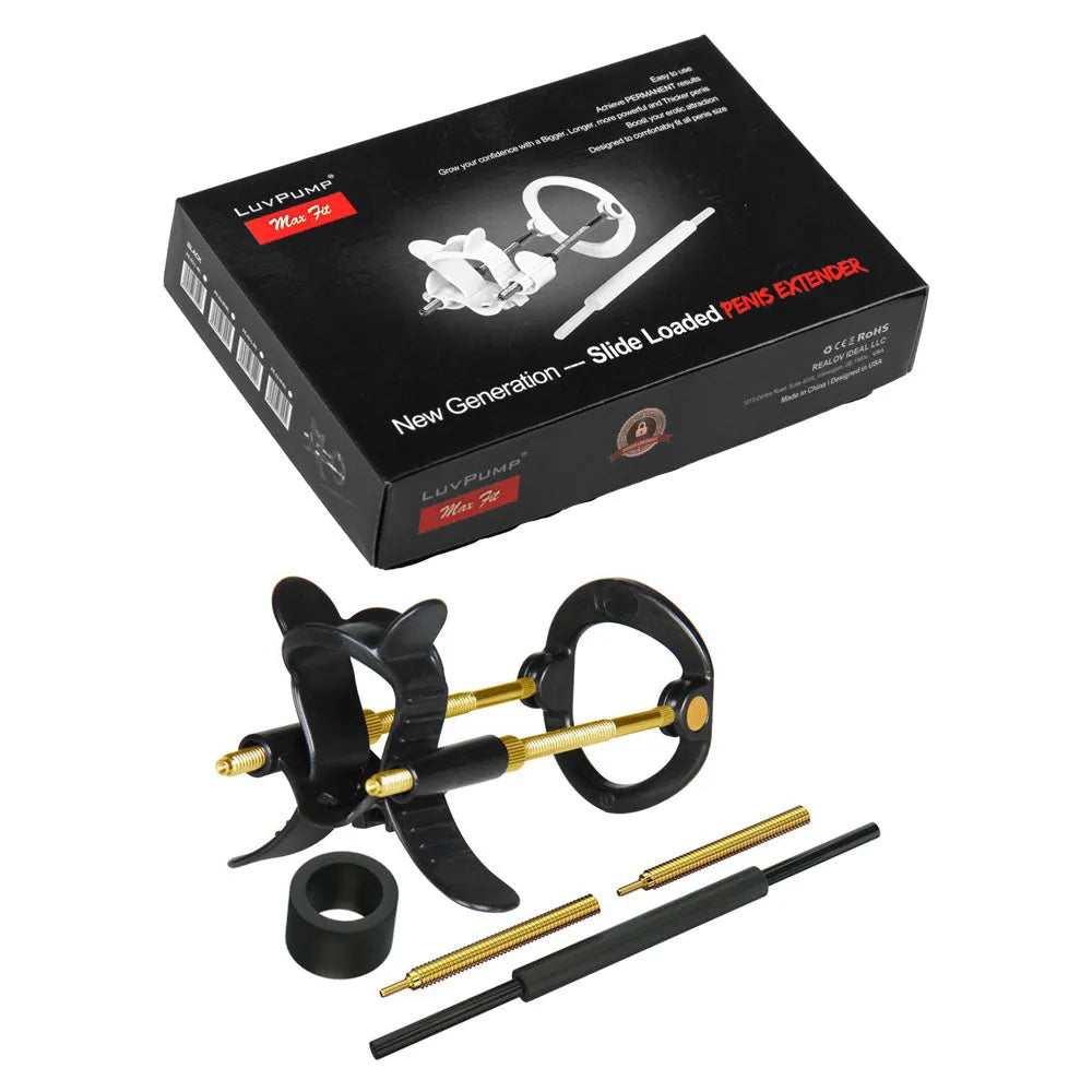 LuvPump Max Fit Hybrid Penis Extender - - Penis Extender Kit - Take A Peek