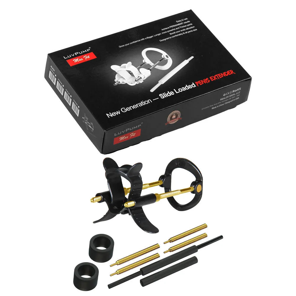 LuvPump Max Fit Luxury Penis Extender - - Penis Extender Kit - Take A Peek