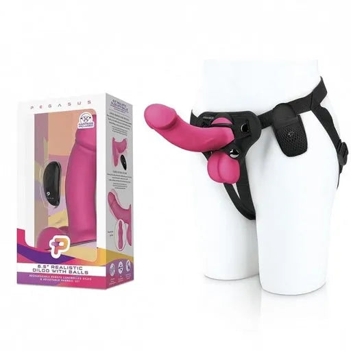 Pegasus 6.5" Realistic Dildo With Balls - Take A Peek