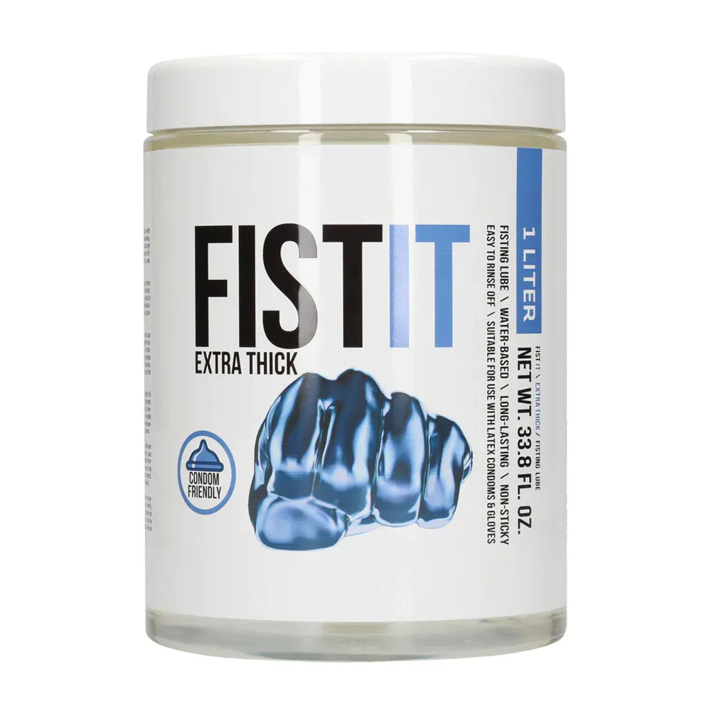 Pharmquests Fist-It Extra Thick - Thick Water Based Lubricant - 1000 ml Tub - Take A Peek