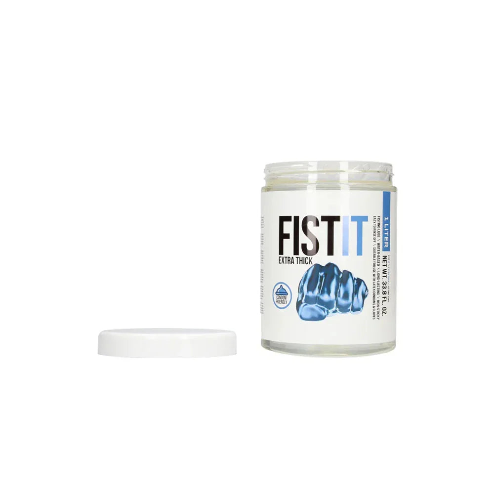 Pharmquests Fist-It Extra Thick - Thick Water Based Lubricant - 1000 ml Tub - Take A Peek