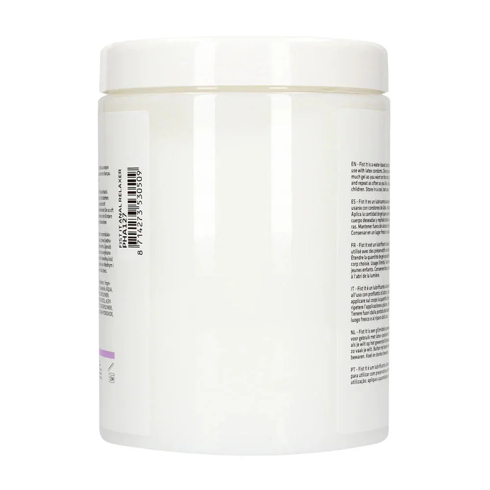 Pharmquests Fist-It Anal Relaxer - Water Based Relaxing Lubricant - 1000 ml Tub - Take A Peek