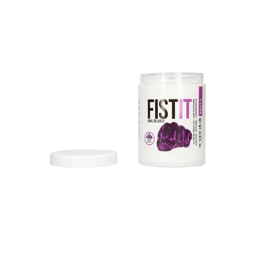 Pharmquests Fist-It Anal Relaxer - Water Based Relaxing Lubricant - 1000 ml Tub - Take A Peek