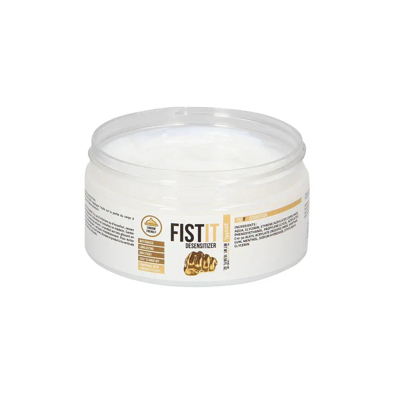 PHARMQUESTS Fist-It Numbing - 300 ml - Water Based Numbing Lubricant - 300 ml Tub