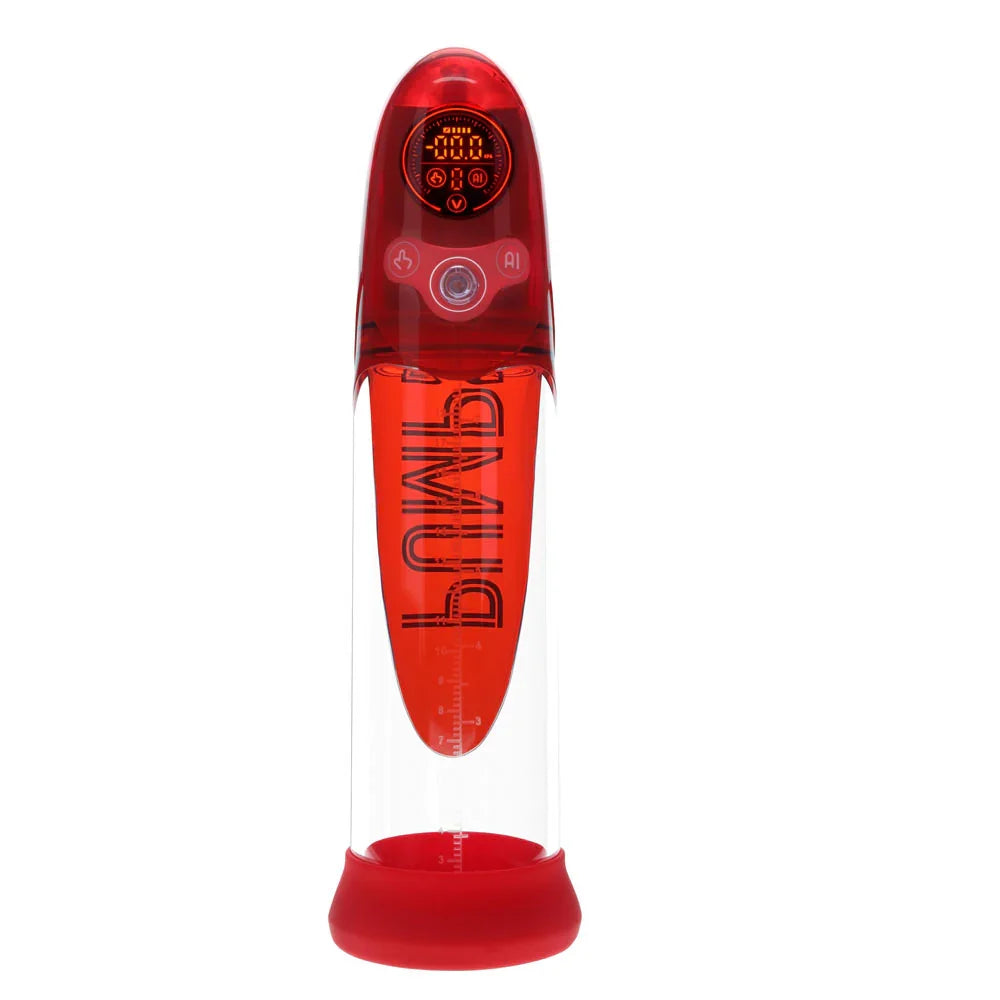PUMPED Aqua-Pro Auto Pump - - /Clear USB Rechargeable AI-Enabled Submersible Auto Penis Pump - Take A Peek