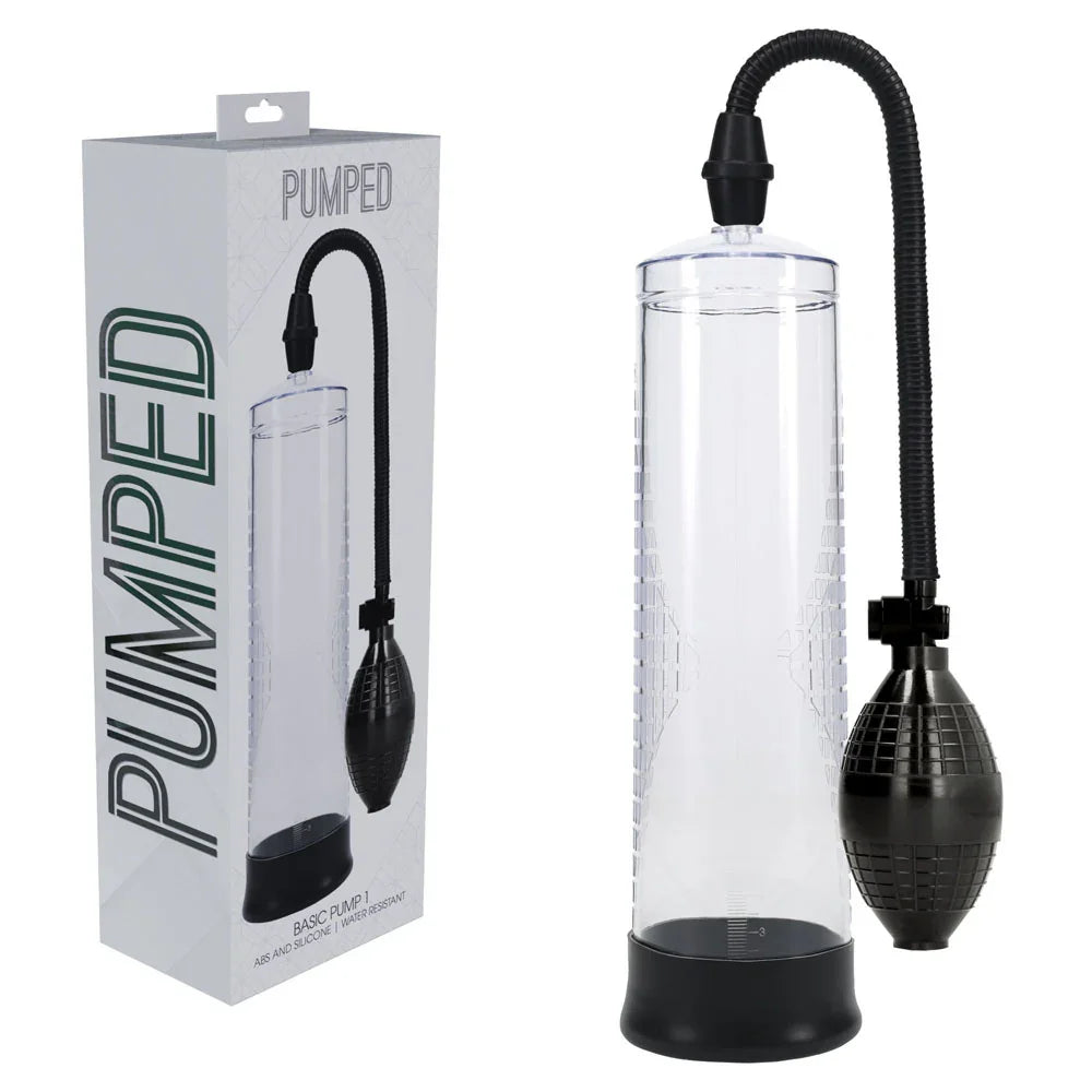PUMPED Basic Pump 1 - Transparent - Penis Pump - Take A Peek