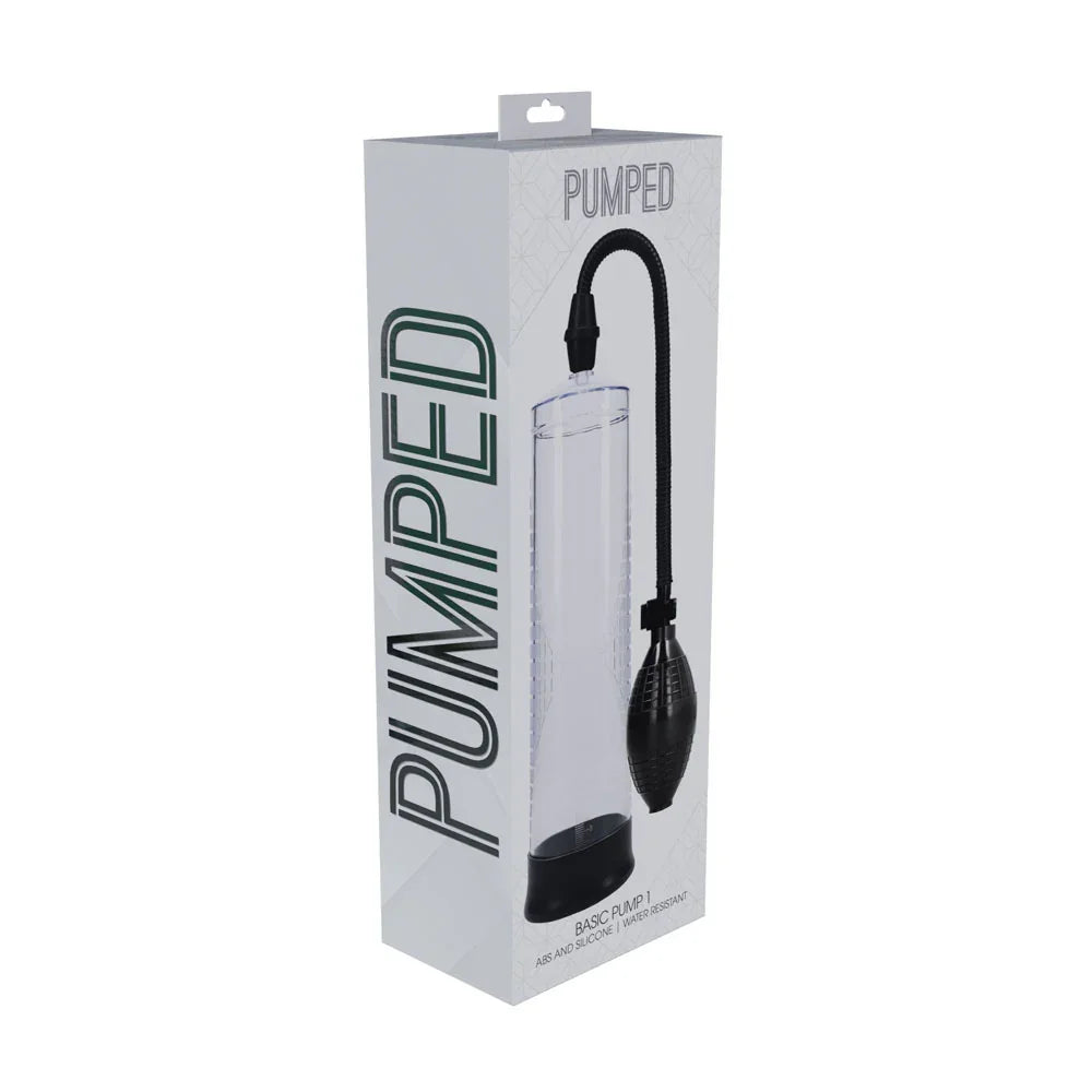 PUMPED Basic Pump 1 - Transparent - Penis Pump - Take A Peek