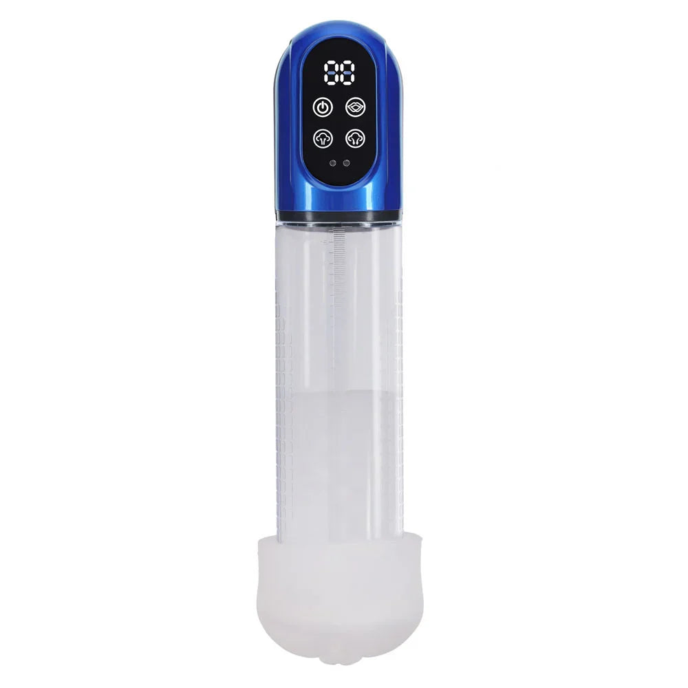 PUMPED Engage Automatic Penis Pump - - Metallic USB Rechargeable Auto Penis Pump - Take A Peek