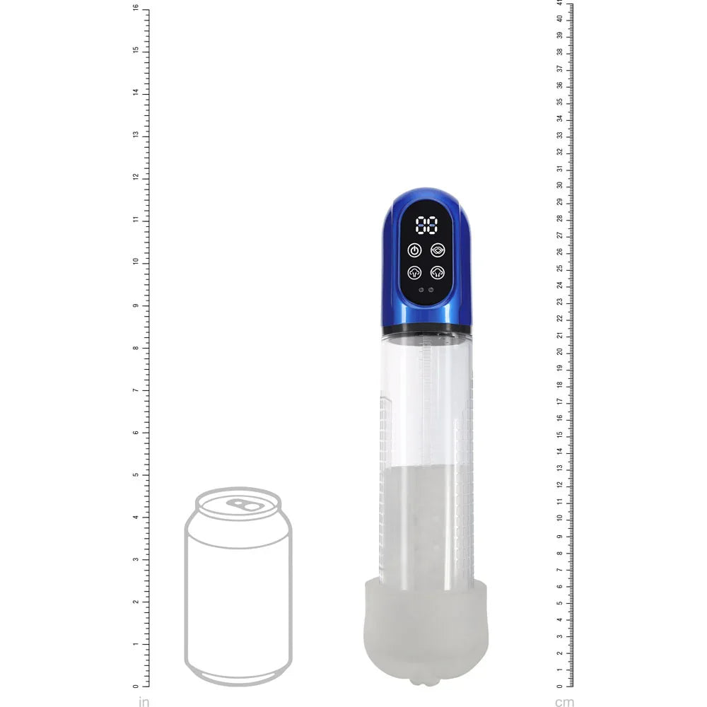 PUMPED Engage Automatic Penis Pump - - Metallic USB Rechargeable Auto Penis Pump - Take A Peek