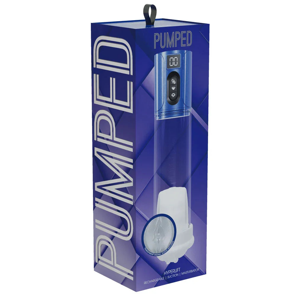 PUMPED HyperLift - - Metallic /Clear USB Rechargeable Auto Pump - Take A Peek