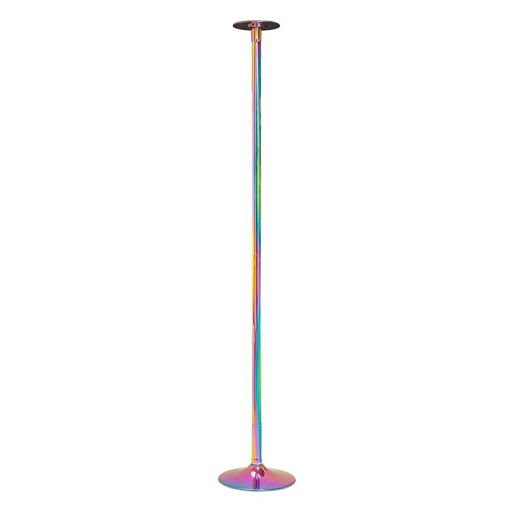 Power Pole Pro - Rainbow - Rainbow Chrome Dance Pole Kit - Take A Peek