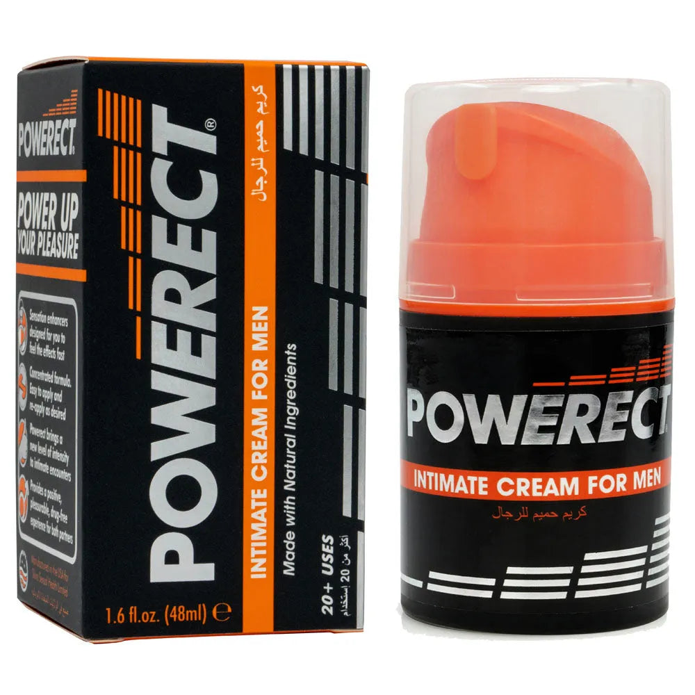 Powerect Intimate Cream - Enhancer Cream for Men - 48 ml Tube - Take A Peek
