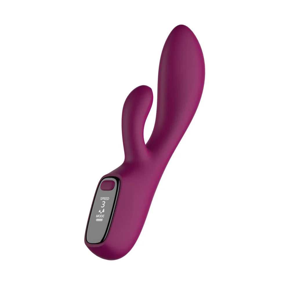 Passion Play Rabbit vibrator with LED sc - - Take A Peek