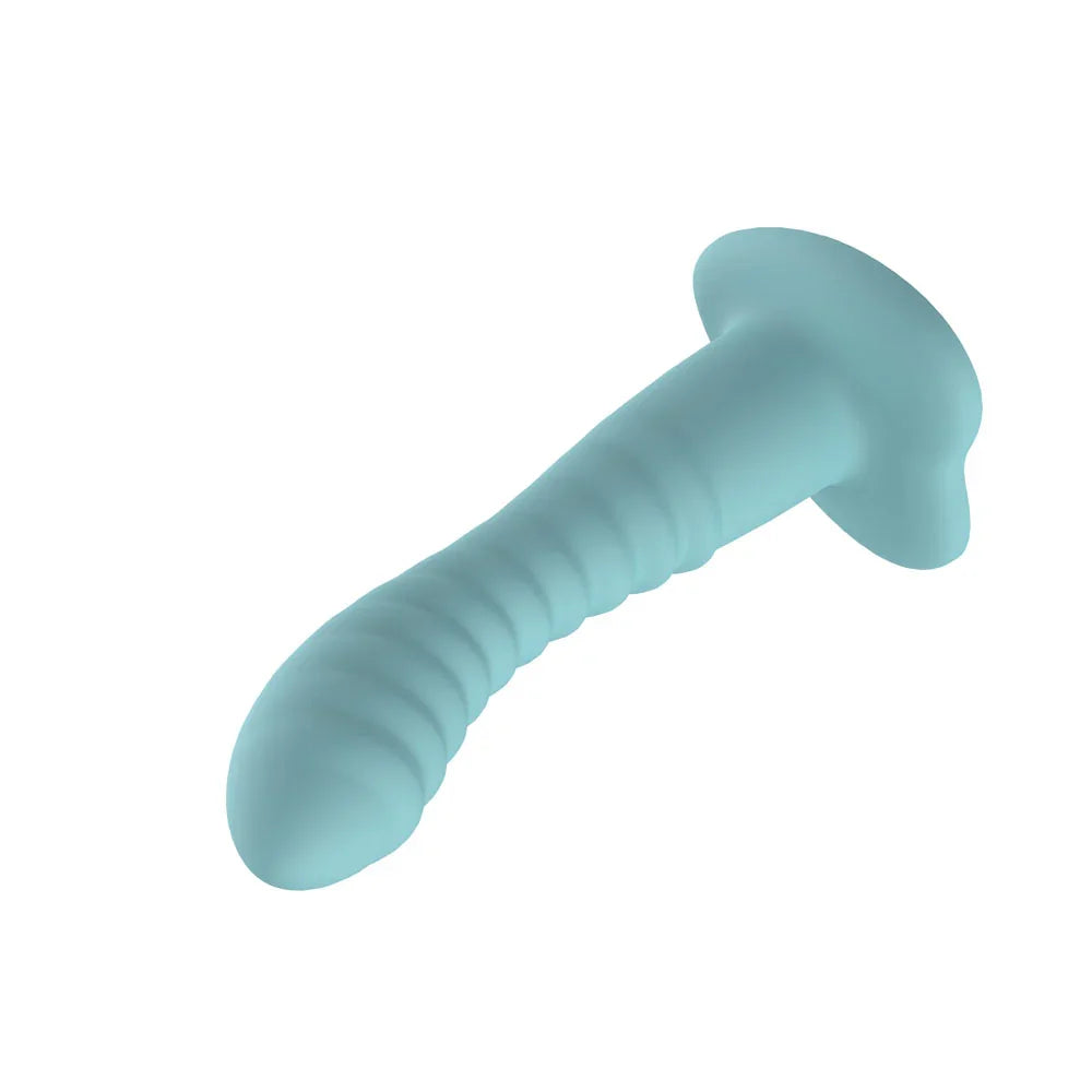 Passion Play Liquid Silicone Ridged Dildo - - 18 cm Dildo - Take A Peek